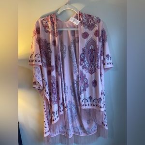 Flowy pink shawl. Rarely worn.